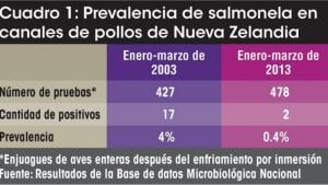 Un vistazo al control de la salmonela y el campylobacter en productos avícolas en el mundo