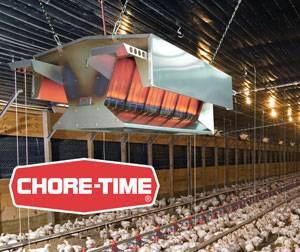 Chore-Time Brock International QUADRATHERM calentador