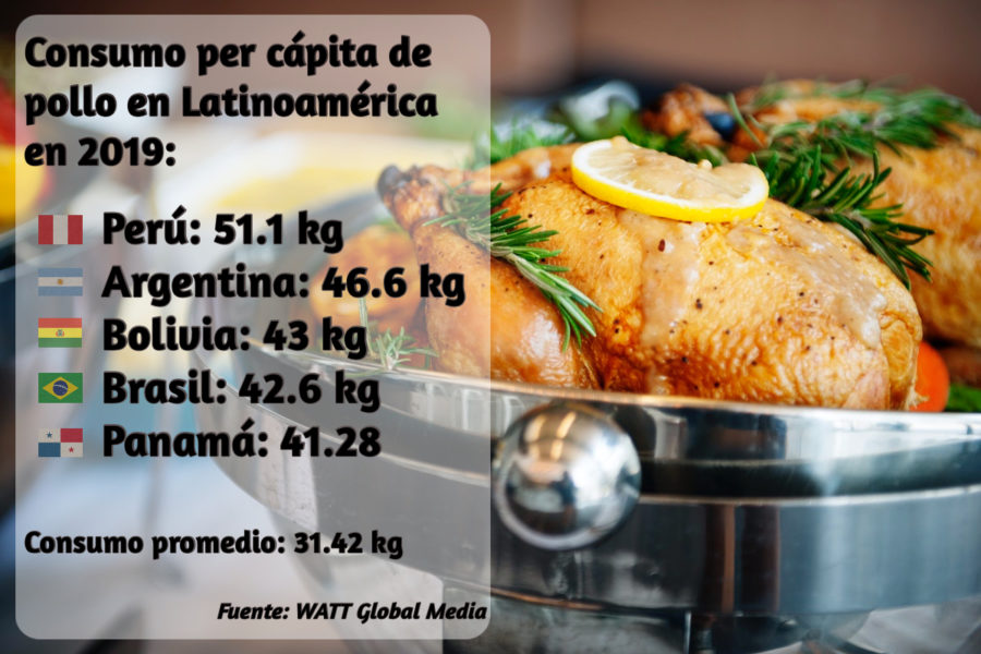 Perú: mayor consumidor de pollo en Latinoamérica en 2019 | Industria Avícola